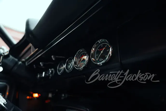 Eight Sun gauges on the dashboard of a Mercury Cyclone Spoiler SCJ