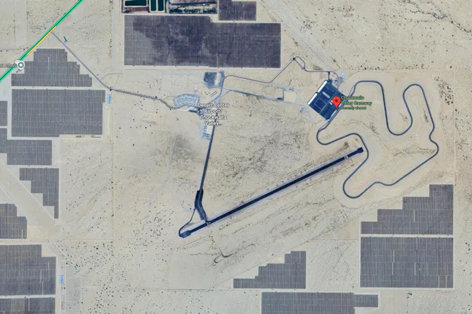 Chuckwalla Valley Raceway Satellite View