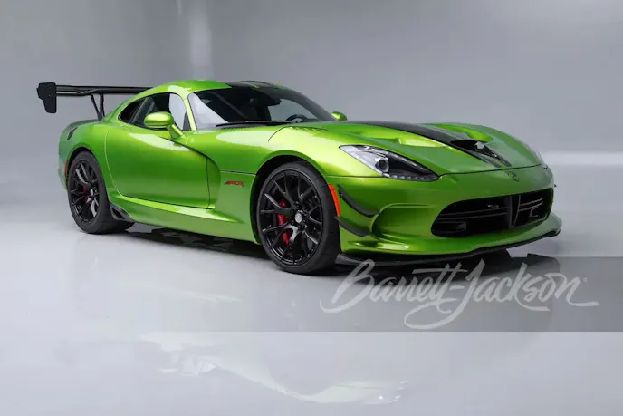 Dodge Viper ACR Snakeskin Green Edition Front View