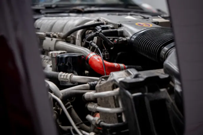 1993 Black Rose Corvette Zr-1 Engine