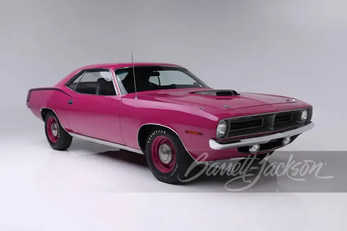 Matching-Numbers Cudas At Barrett-Jackson 2026 Las Vegas Auction Block